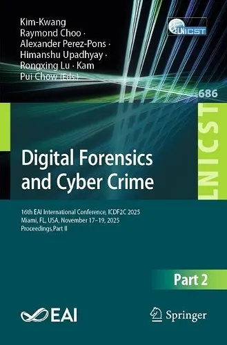 Digital Forensics and Cyber Crime cover