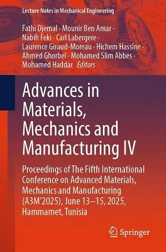Advances in Materials, Mechanics and Manufacturing IV cover
