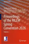 Proceedings of the RILEM Spring Convention 2026 cover