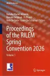 Proceedings of the RILEM Spring Convention 2026 cover