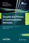 Security and Privacy in Communication Networks cover