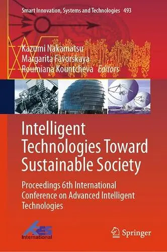 Intelligent Technologies Toward Sustainable Society cover