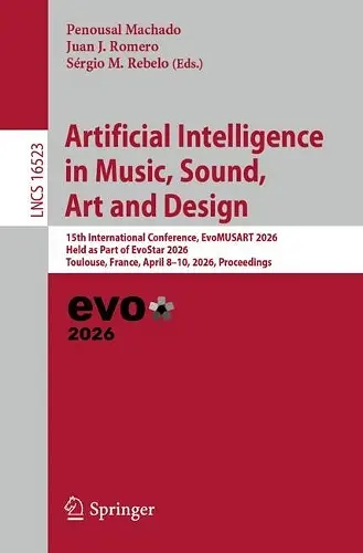 Artificial Intelligence in Music, Sound, Art and Design cover