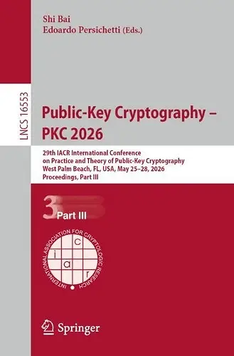 Public-Key Cryptography – PKC 2026 cover