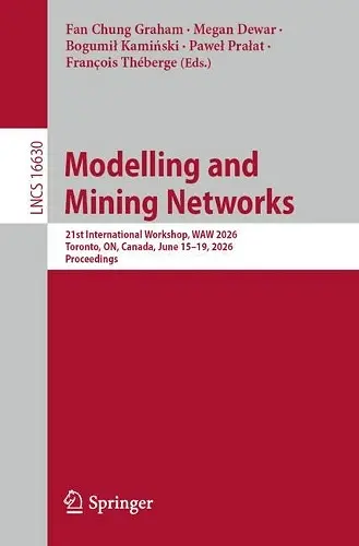 Modelling and Mining Networks cover