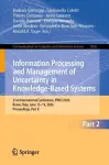 Information Processing and Management of Uncertainty in Knowledge-Based Systems cover