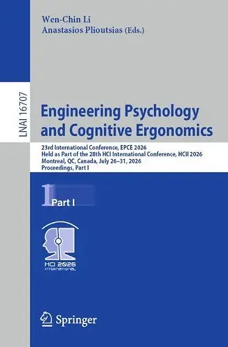 Engineering Psychology and Cognitive Ergonomics cover