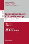 Computational Science – ICCS 2026 Workshops cover