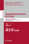 Computational Science – ICCS 2026 cover