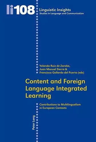 Content and Foreign Language Integrated Learning cover