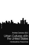 Urban Cultures of/in the United States cover