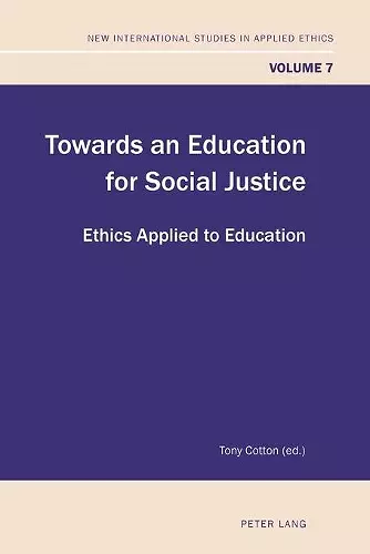 Towards an Education for Social Justice cover