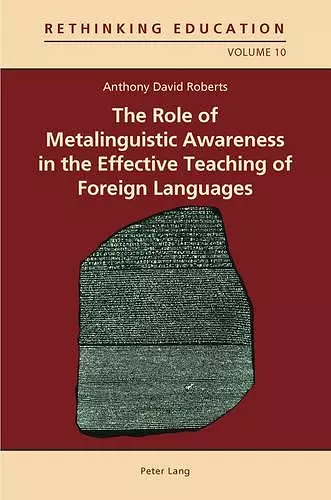 The Role of Metalinguistic Awareness in the Effective Teaching of Foreign Languages cover