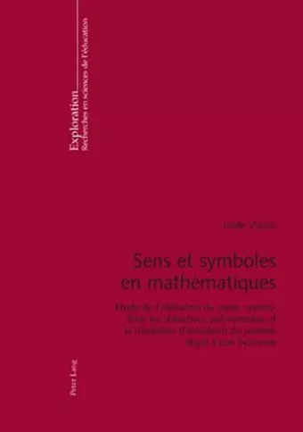 Sens Et Symboles En Mathématiques cover