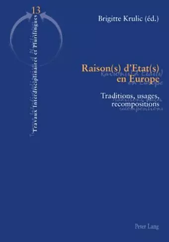 Raison(s) d’Etat(s) en Europe cover