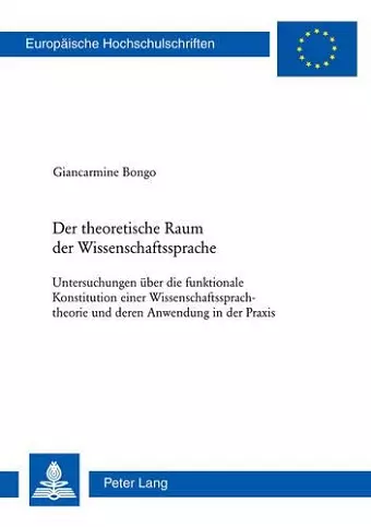 Der Theoretische Raum Der Wissenschaftssprache cover