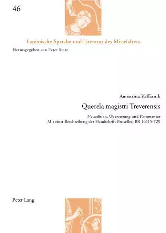 Querela Magistri Treverensis cover