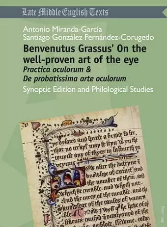 Benvenutus Grassus’ On the well-proven art of the eye cover