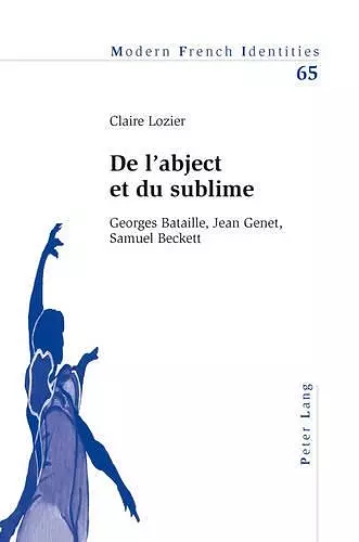 de l'Abject Et Du Sublime cover