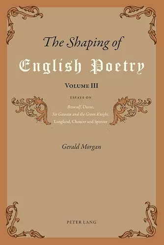 The Shaping of English Poetry- Volume III cover