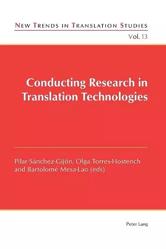 Conducting Research in Translation Technologies cover