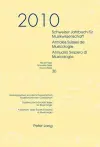 Schweizer Jahrbuch fuer Musikwissenschaft- Annales Suisses de Musicologie- Annuario Svizzero di Musicologia cover