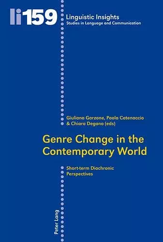 Genre Change in the Contemporary World cover