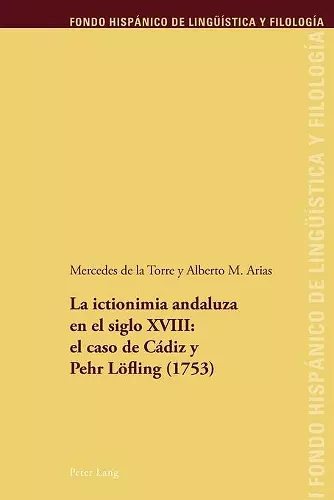 La ictionimia andaluza en el siglo XVIII cover