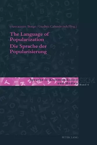 The Language of Popularization- Die Sprache der Popularisierung cover