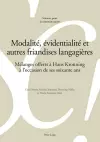 Modalité, Évidentialité Et Autres Friandises Langagières cover