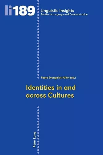 Identities in and across Cultures cover