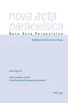 Nova ACTA Paracelsica 26/2013 2014 cover