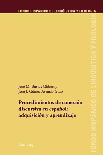 Procedimientos de conexión discursiva en español cover