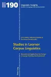 Studies in Learner Corpus Linguistics cover