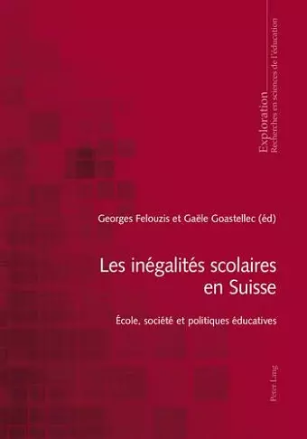 Les Inégalités Scolaires En Suisse cover