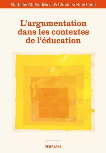 L'Argumentation Dans Les Contextes de l'Éducation cover