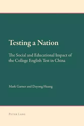 Testing a Nation cover