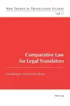 Comparative Law for Legal Translators cover