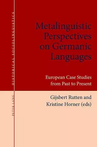 Metalinguistic Perspectives on Germanic Languages cover