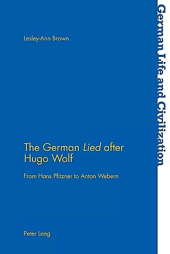 The German «Lied» after Hugo Wolf cover