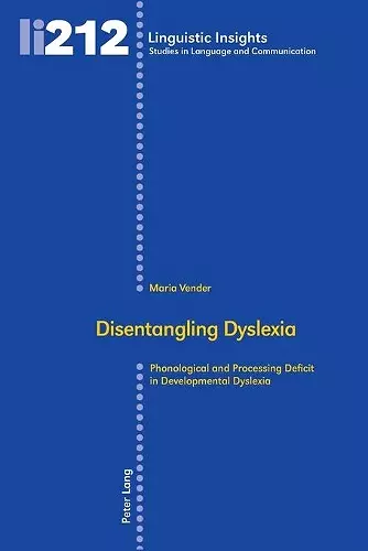 Disentangling Dyslexia cover