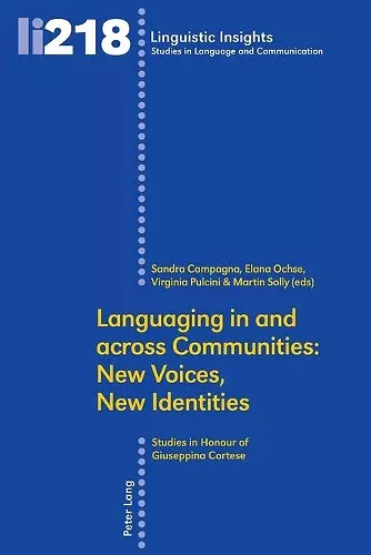 Languaging in and across Communities: New Voices, New Identities cover