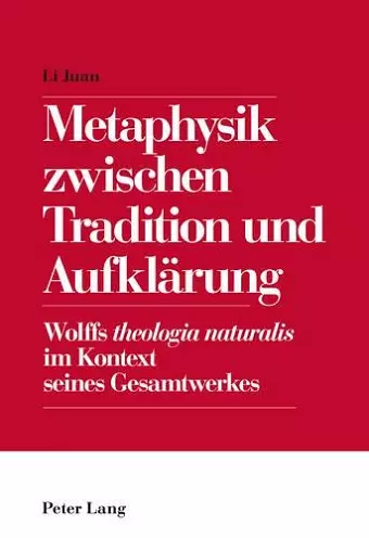 Metaphysik Zwischen Tradition Und Aufklaerung cover