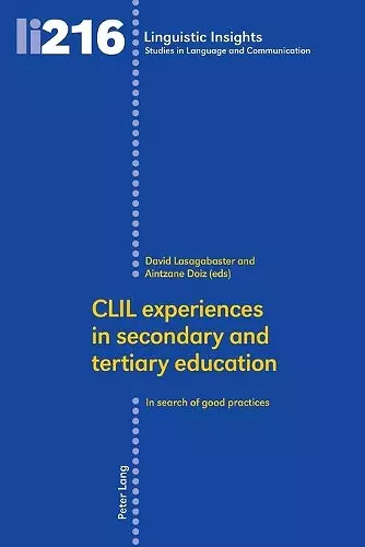 CLIL experiences in secondary and tertiary education cover