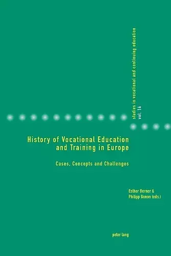 History of Vocational Education and Training in Europe cover