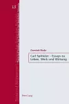 Carl Spitteler - Essays zu Leben, Werk und Wirkung cover