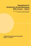 Tagungsband der Asiatischen Germanistentagung 2016 in Seoul - Band 2 cover