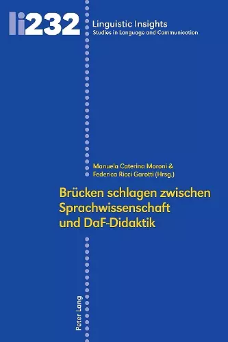 Bruecken schlagen zwischen Sprachwissenschaft und DaF-Didaktik cover