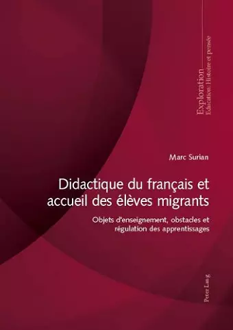Didactique du français et accueil des élèves migrants cover