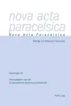 Nova ACTA Paracelsica 28/2018 cover